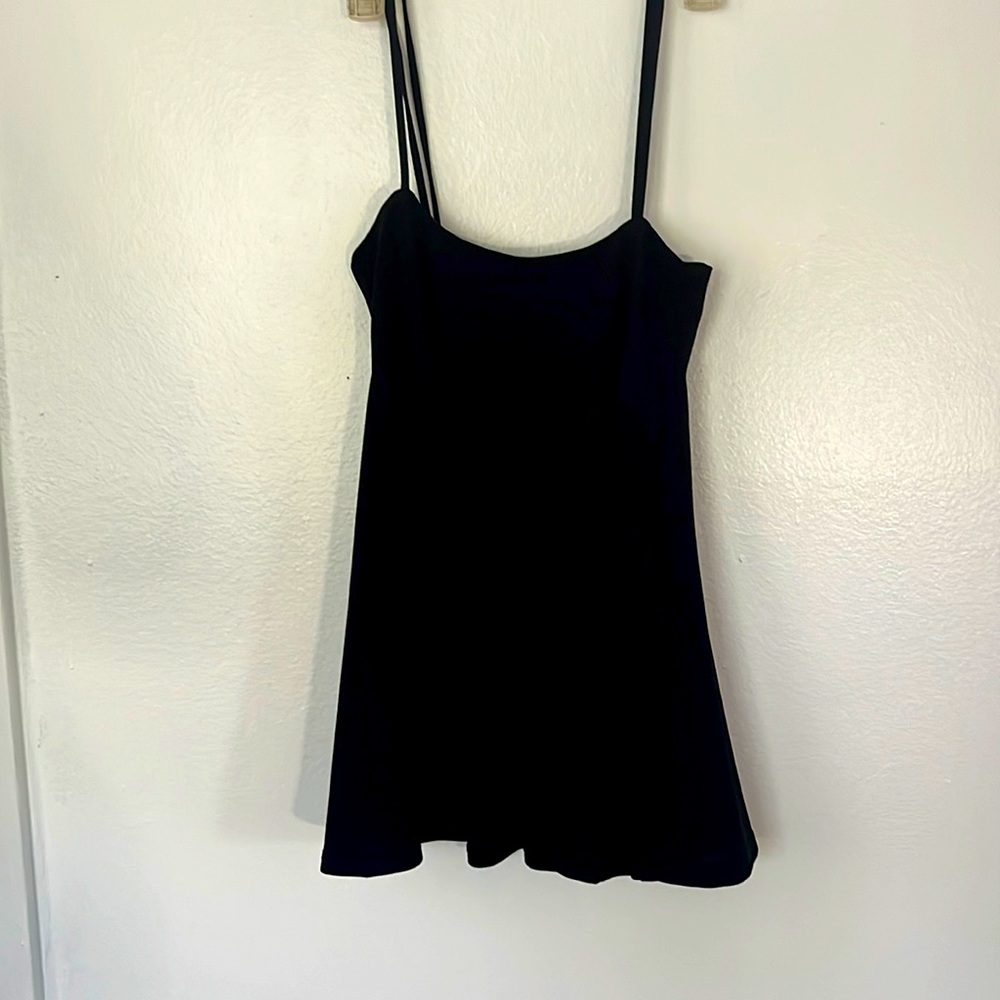 Little black dress.